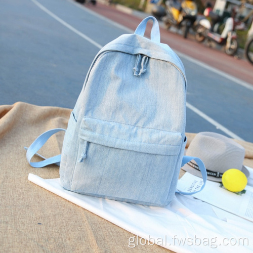 Casual Backpack Travel Leisure Active Canvas Travel Vintage Casual Denim Backpack Factory